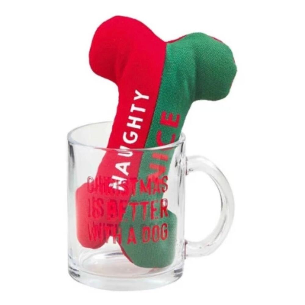 Mudpie Dog Mug and Bone set
